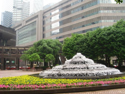 Wan Chai District of Hong Kong Shenmue 2 Real locations: A fountain in Wan Chai.